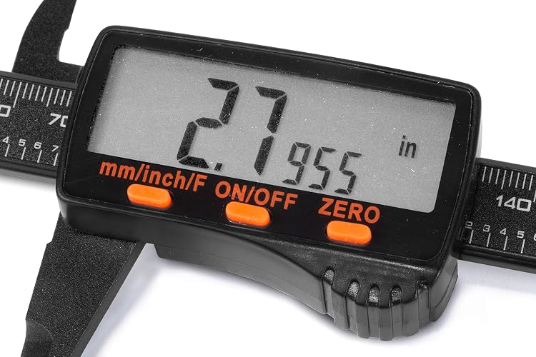 WEN 10761 - Pinza digital electrónica de 6.1 pulgadas con lectura LCD y estuche de almacenamiento