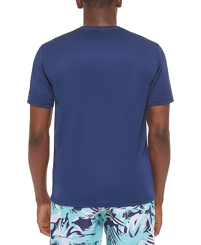 Calvin Klein Manga Corta Ligera de Secado rápido, protección UPF 40+ Camisa de protección de Sarpullido para Hombre