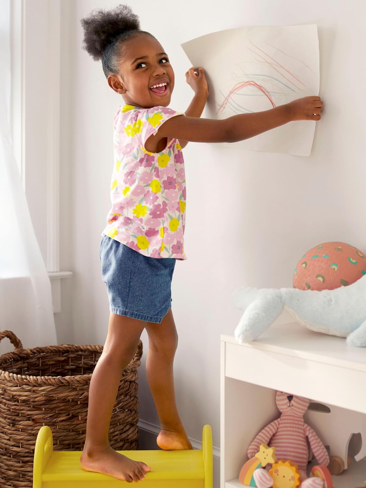 Simple Joys by Carter's Conjunto de Ropa de Juego de 3 Piezas para niñas y bebés
