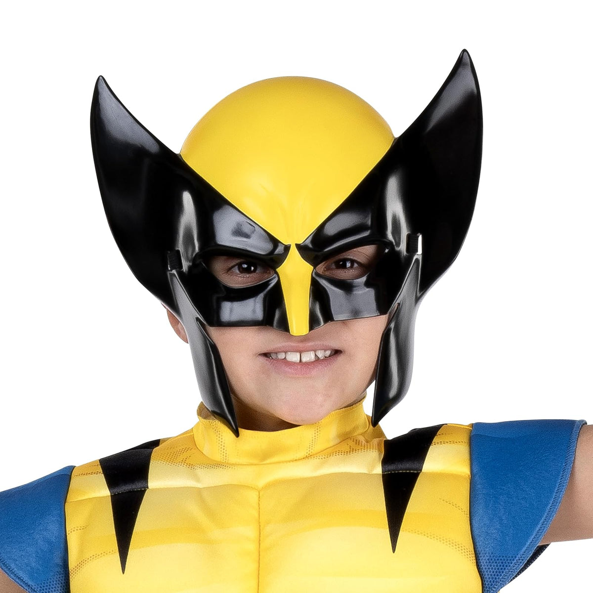 MARVEL Wolverine Official Youth Halloween Costume - Premium Quality Padded Jumpsuit with Plastic Mask