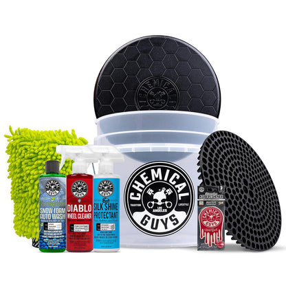 Chemical Guys Kit de Lavado de Auto con Pistola de Espuma y Cubeta - HOL126L