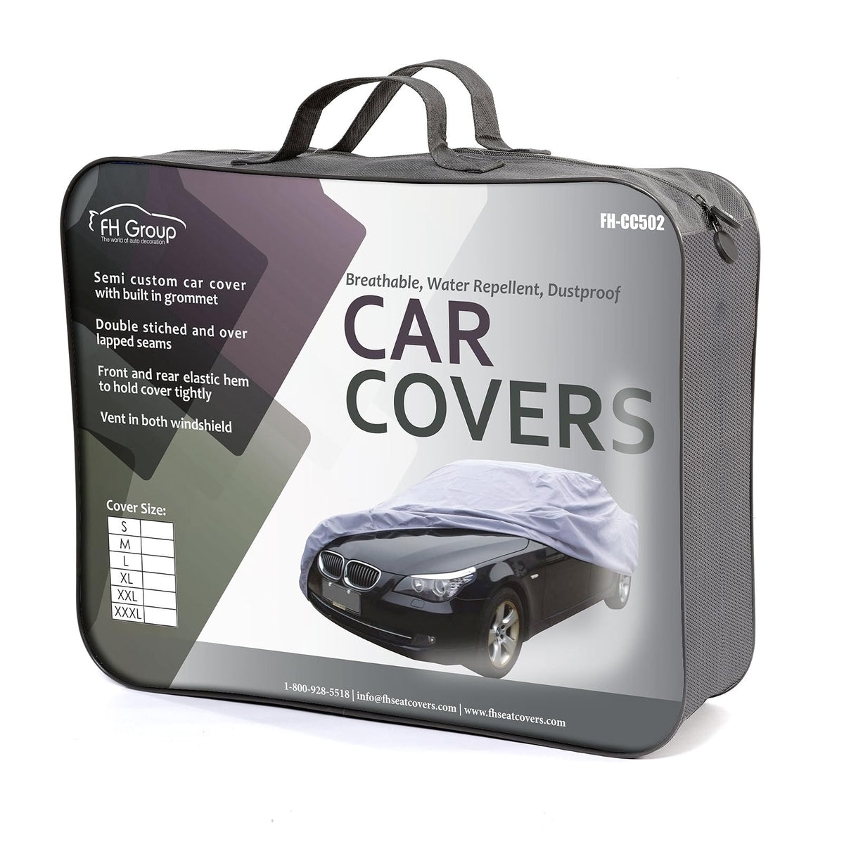 FH GROUP C502-L Car Cover (Non-Woven Resistant Large)