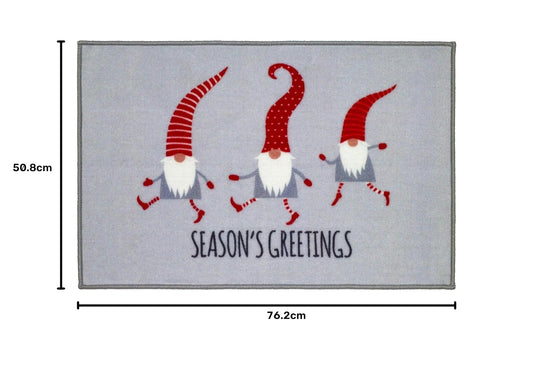 Avanti Linens - Alfombra de baño, Suave y Absorbente, Accesorios de baño de Navidad (colección Gnomes Walk)