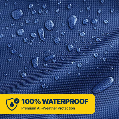 Seal Skin Covers Funda para Barco con Consola Central, Impermeable, Protección para Todo Clima, Cubierta de Grado Marino para Barcos de 21'-22' de Largo y hasta 106" de Ancho con Correa y Hebilla