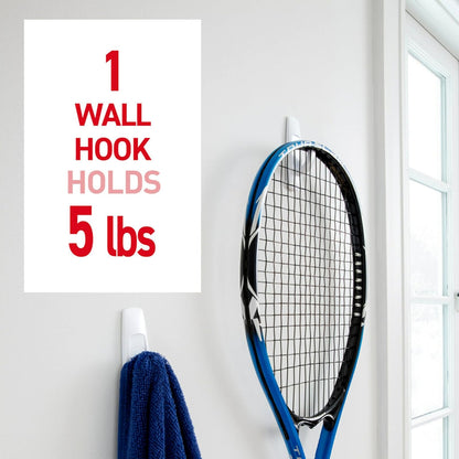 Command Large Utility Hooks, 7-Hooks, 12-Strips (GP003-7NA) - Easy to Open Packaging