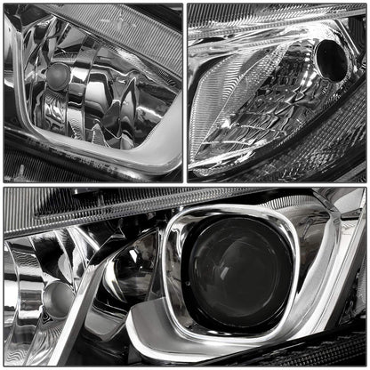 DNA Motoring Faro Delantero Izquierdo Tipo Proyector OEM-HL-0065-L con LED para Honda Civic 2016-2020