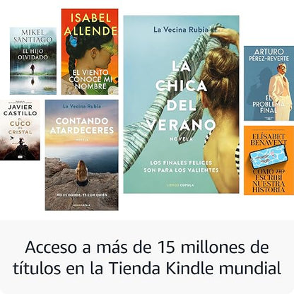 Kindle Paperwhite Signature Edition 32 GB (modelo más reciente) nuestro Kindle más rápido con una luz frontal que se ajusta automáticamente y semanas de duración de la batería. Carbón metálico