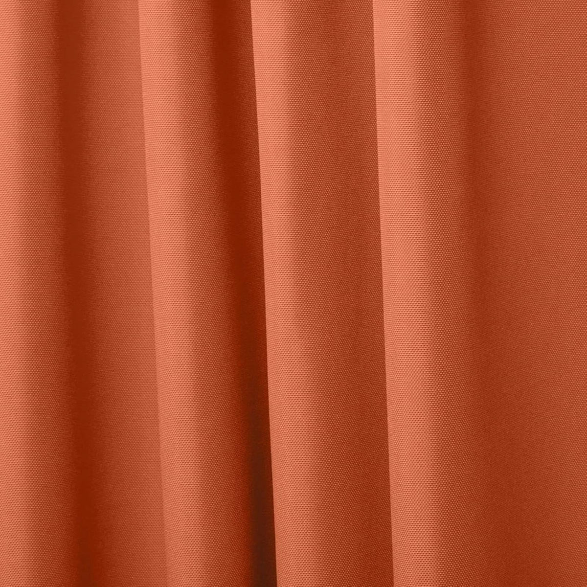 Exclusive Home Cabana - Panel de Cortina Superior de Gancho y Bucle para filtrar la luz, 54 x 84 Pulgadas, Color Naranja meca, Juego de 2