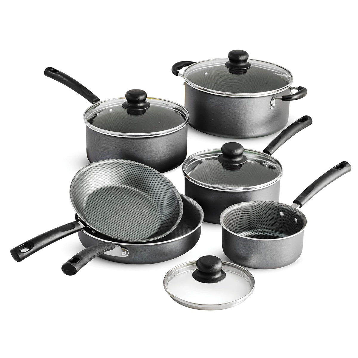 Tramontina Batería de Cocina Primaware Antiadherente Starflon Max - Gris - 10