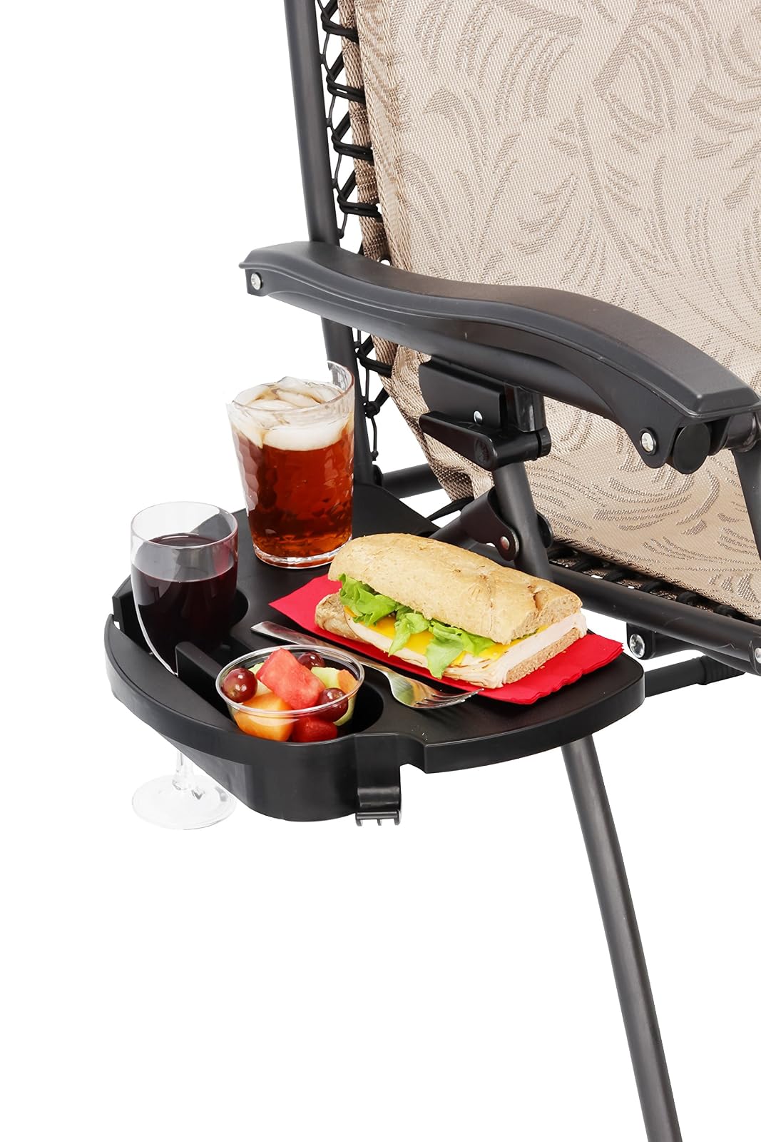 Camco 51834 Zero Gravity Chair Tray and Cup Holder,1 Pack