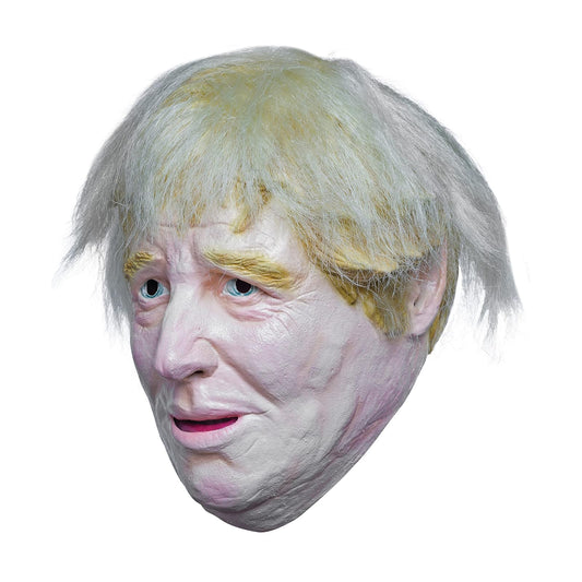 Ghoulish Productions Boris Johnson With Hair, Máscaras de Ministro del Reino Unido, Máscara de Famosas Personas Ideal para Halloween, Fiestas de Disfraces e Imitación