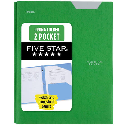 Five Star Advance Carpeta Plástica Stay-Put Negra Carta