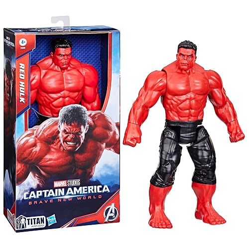 Marvel Red Hulk Figura de Acción Titan Hero Series 30cm