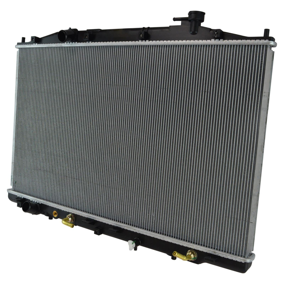 TRQ - Conjunto de radiador con núcleo de aluminio compatible con Honda Odyssey CU13208 HO3010227 11-17