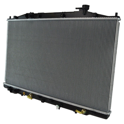TRQ - Conjunto de radiador con núcleo de aluminio compatible con Honda Odyssey CU13208 HO3010227 11-17