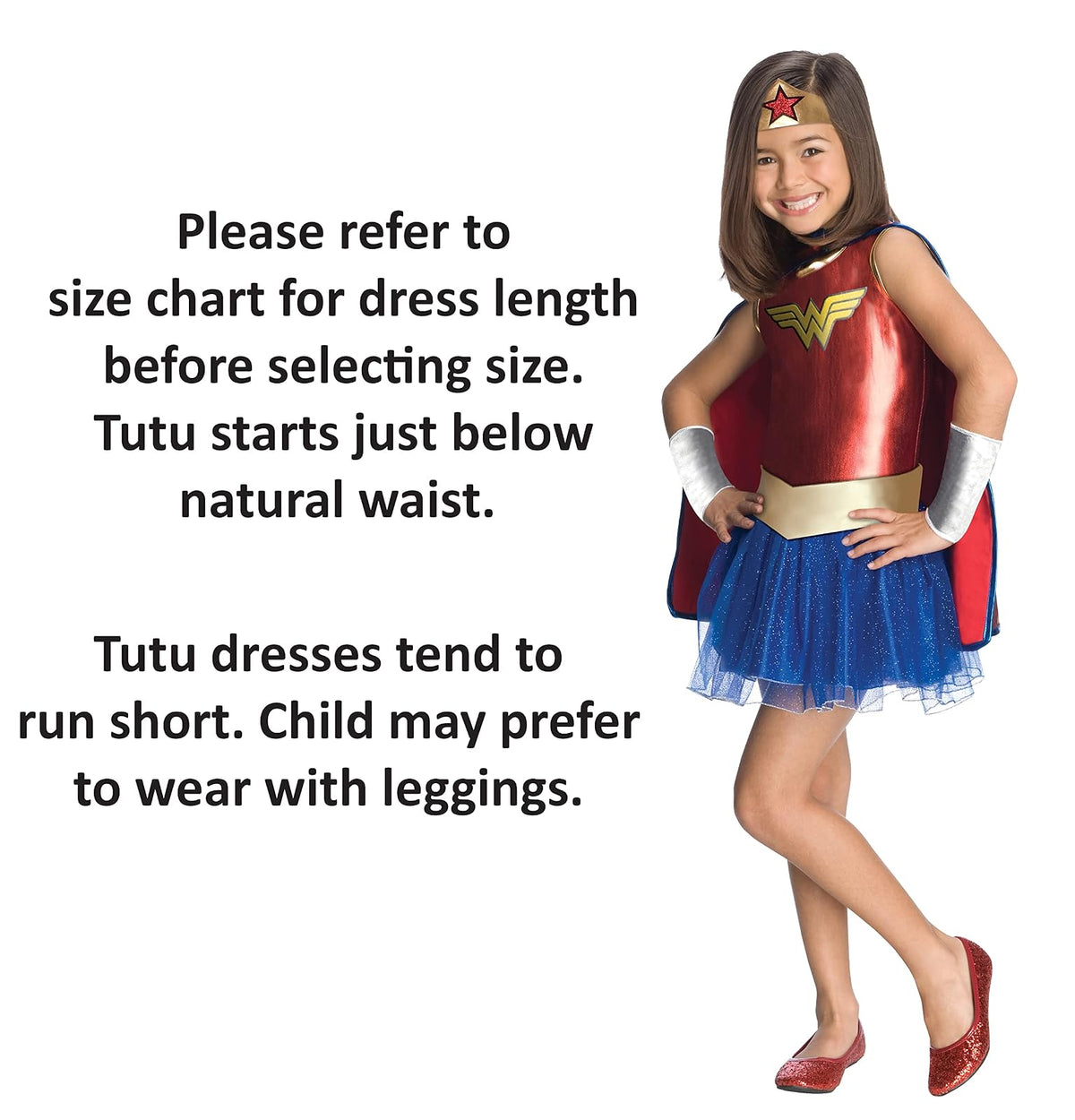 Rubie'S Vestido de tutú de la Liga de la Justicia para niños, Talla M