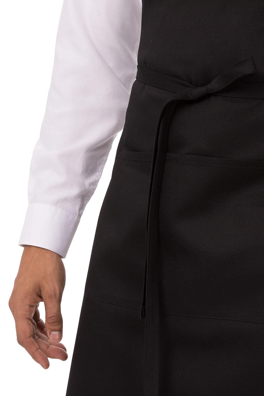 Chef Works - Delantal unisex para carnicero, negro, paquete de 2, Talla única