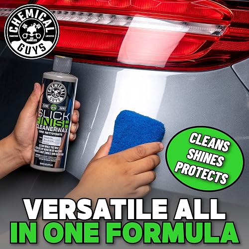 Chemical Guys WAC20616SW Slick Finish Cleaner Cera Limpiadora de Pintura con Carnauba, 473 ml