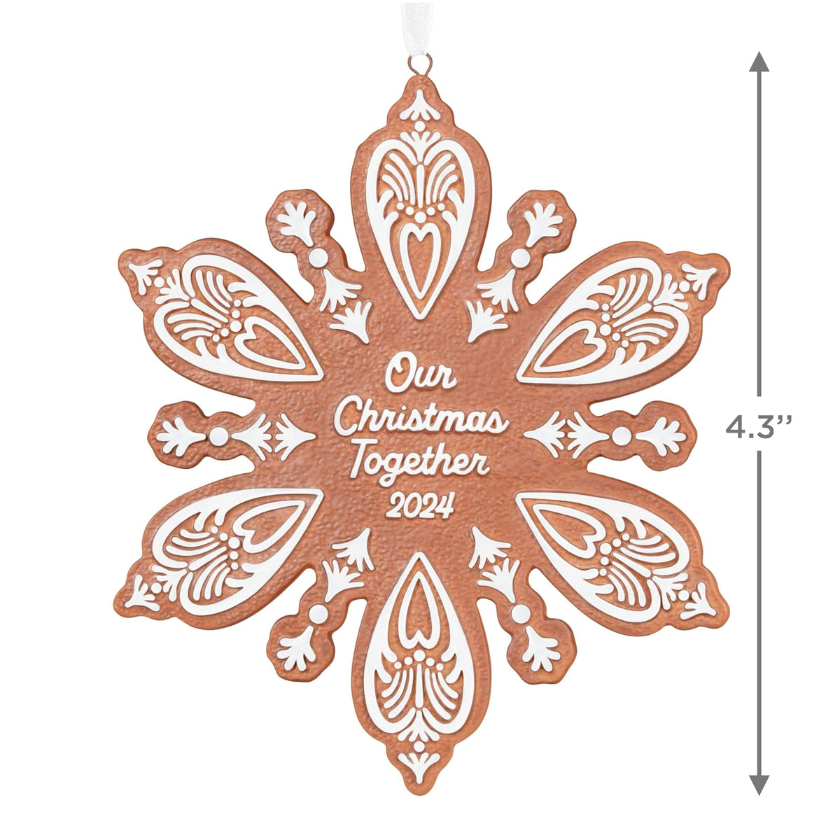 Hallmark - Adorno de Navidad 2024, Our Christmas Together 2024, Porcelana