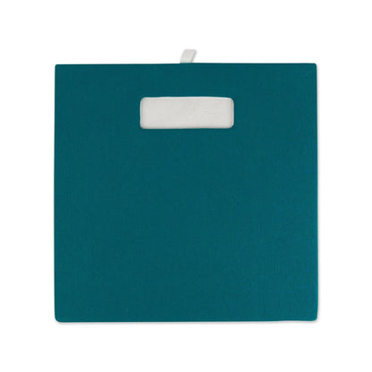 DII Cajón de Almacenamiento de Tela Plegable con Lados Duros para organización del hogar y la Oficina, Sólido, Verde Azulado, Pequeño, 1