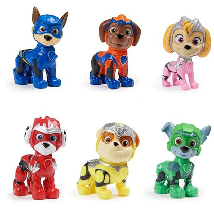 Paw Patrol La Superpelícula, Paquete de Regalo de Figuras de Juguete, con 6 Figuras de acción coleccionables, Juguetes para niños a Partir de 3 años