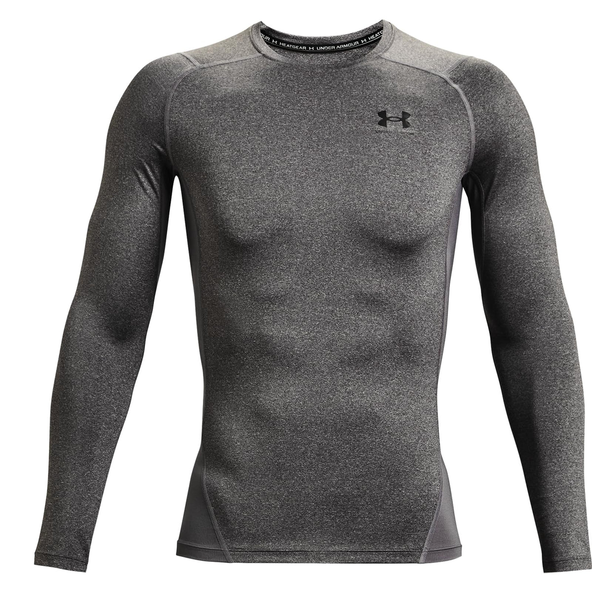 Under Armour HeatGear Playera de Compresión Manga Larga Hombre - M - Gris