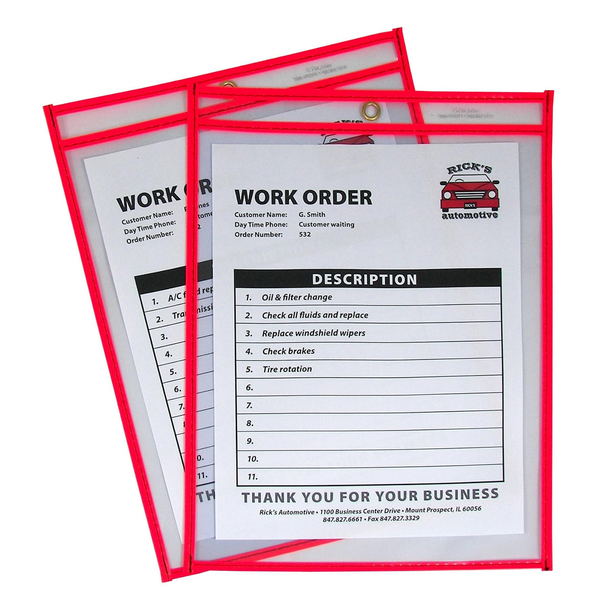 C-Line - Soporte para billetes de tienda (22,8 x 30,5 cm), color neón, Rojo, Box of 15 - Box of 15 - Rojo