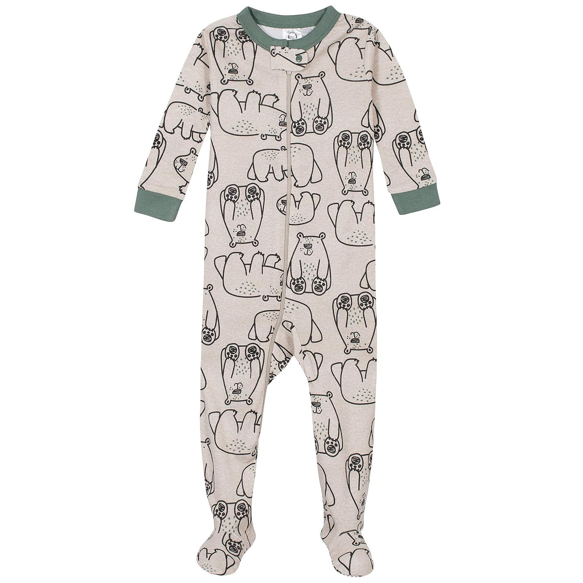 Gerber Paquete de 4 Pijamas con pies Mamelucos para bebs y Nios pequeos para bebés niños
