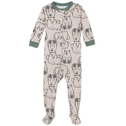 Gerber Paquete de 4 Pijamas con pies Mamelucos para bebs y Nios pequeos para bebés niños