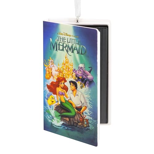 Hallmark - Cinta Decorativa de Navidad con diseño de Princesa de Disney, la Sirenita
