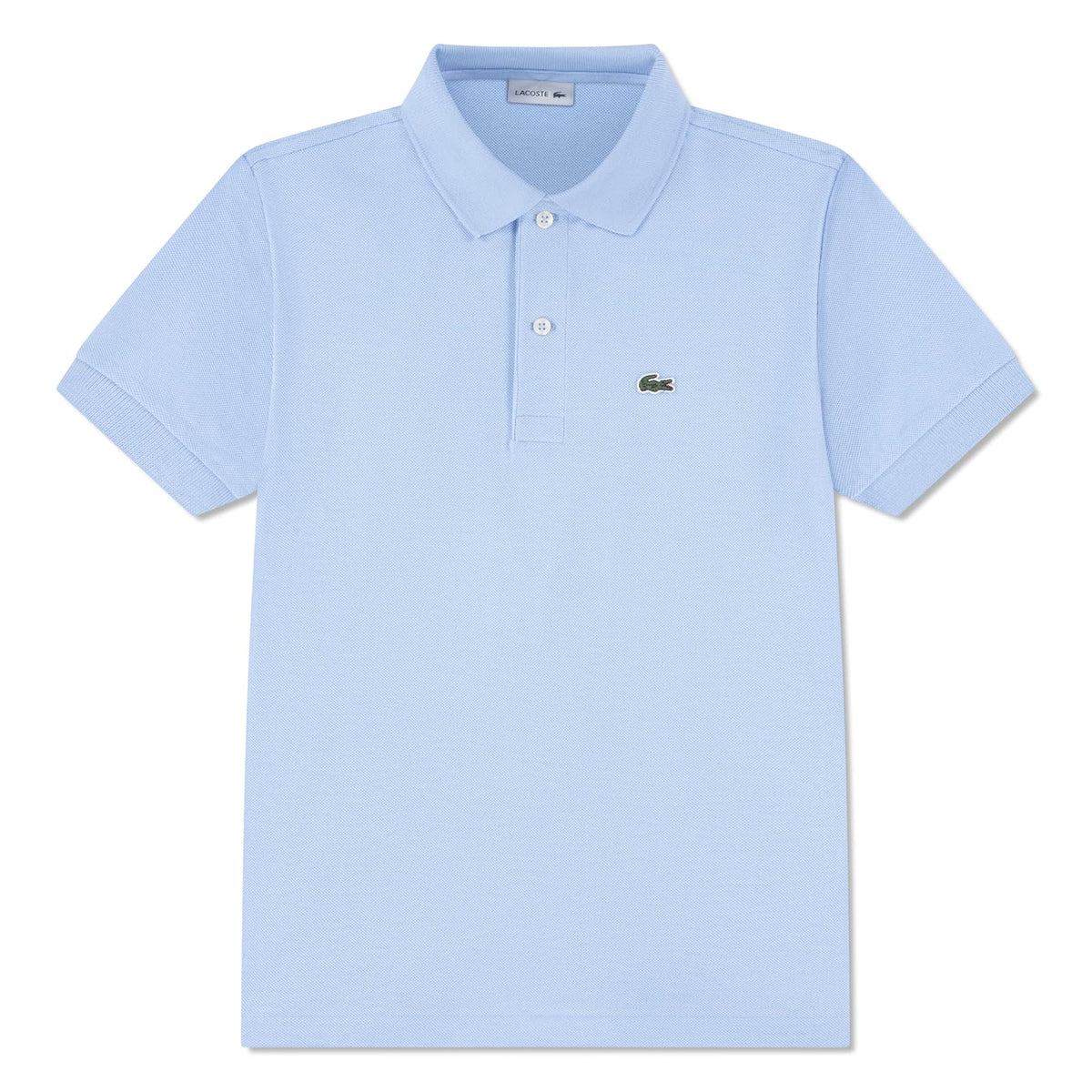 Lacoste Polo Clásico de Piqué para Niño - 10 - Azul - claro