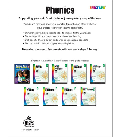 Spectrum Phonics, Grade 2: Volume 92