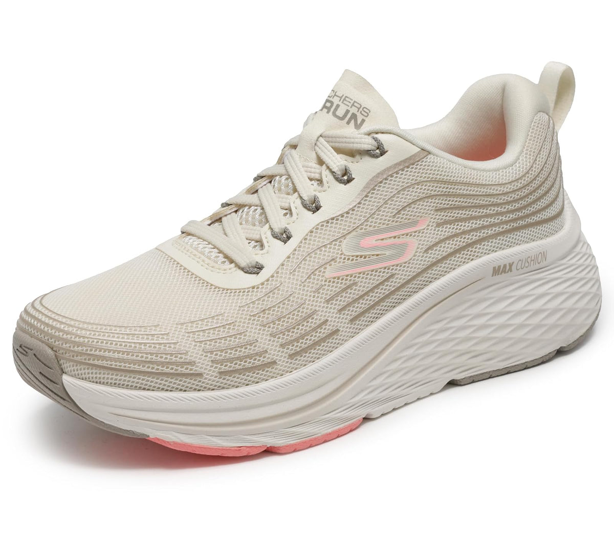 Skechers Max Cushioning Elite 2.0 Tenis Negro para Mujer - 25.0 cm - Natural, rosado