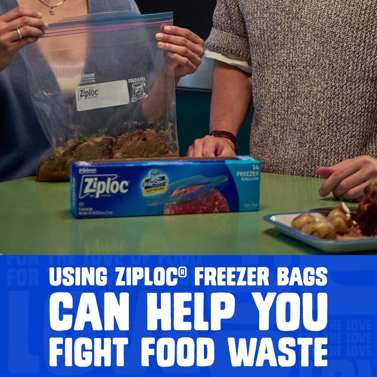 Ziploc Freezer Bag, Gallon Value Pack, 28-Count