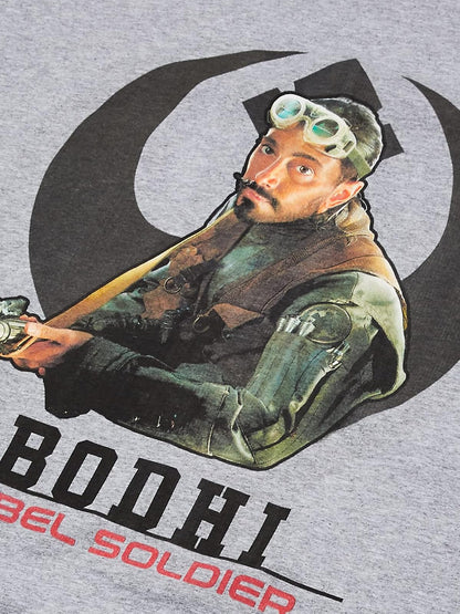 STAR WARS Rogue One Bodhi Badge Graphic Camiseta Camiseta para Hombre