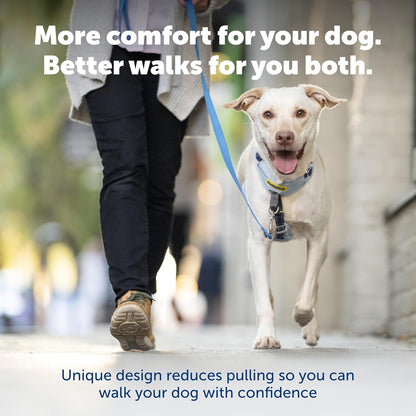 PetSafe Easy Walk - Arnés para Perro cómodo sin tirones, Acolchado de Cuerpo Completo, Mejores Paseos en el Primer Uso, 5 Puntos de Ajuste Mediano/Grande, Rosa