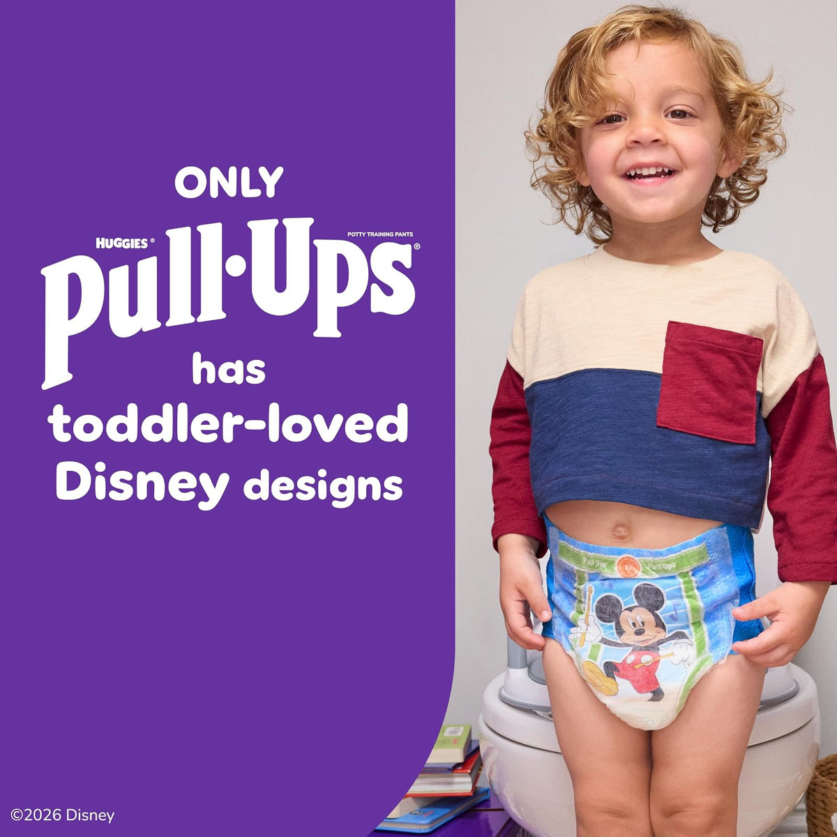 Pull-Ups Boys' Potty Training Pants Training Underwear Size 4, 2T-3T, 23 Ct