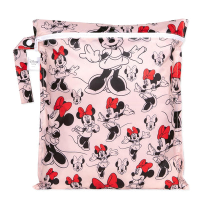 Bumkins Bolsa Húmeda Impermeable para Bebé y Viajes - 12 x 14 Inch - Bolsa húmeda - Minnie Mouse A3