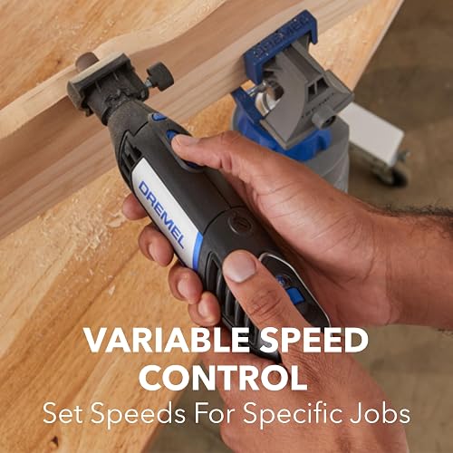 Dremel 4000-2/32 Kit de herramientas rotativas de velocidad variable, grabador, pulidor y lijadora, perfecto para cortar, lijar, grabar, tallar en madera y pulir, 2 aditamentos y 32 accesorios
