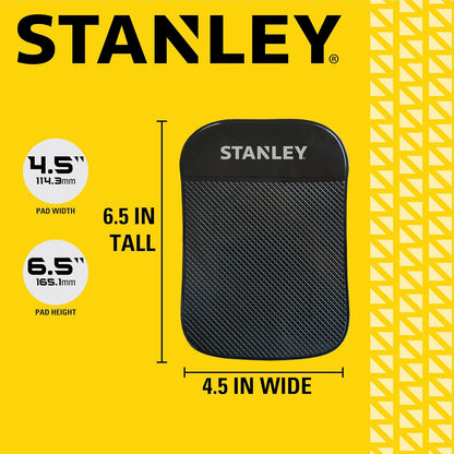 STANLEY S4006 - Almohadilla de gel antideslizante extra fuerte de 4.5 x 6.5 pulgadas, para teléfono celular, tablet, GPS, llaves o anteojos de sol