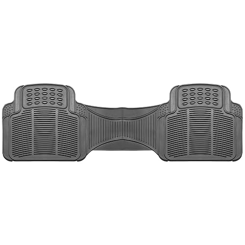 FH GROUP F11306GRAY-3ROW Floor Mat (Trimmable Heavy Duty 3 Row SUV All Weather 4pc Full Set - Gray)