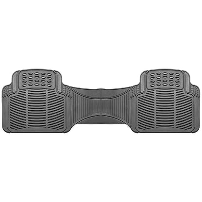 FH Group F11306GRAYREAR-AVC Alfombrillas de Goma Resistentes Juego Trasero de Ajuste Universal a Prueba de Clima, Gris