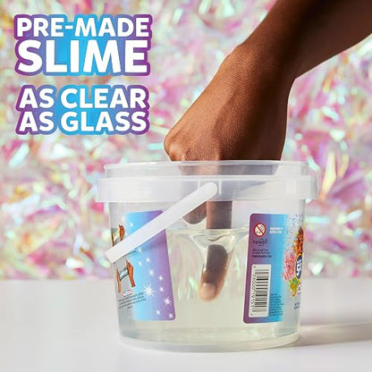 Elmer's GUE Premade incluye 5 juegos de complementos de limo, cubeta de 3 libras, vidrio transparente