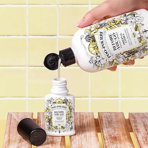 Poo-Pourri PP-004-CB Before-You-Go Toilet Spray, Original Citrus Scent, 4 oz Bottle