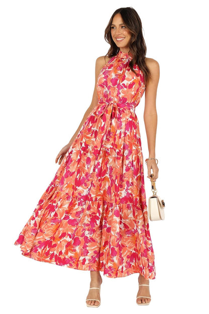 Petal & Pup Vestido Maxi Halter Caroline Vestido para ocasión Especial Mujer