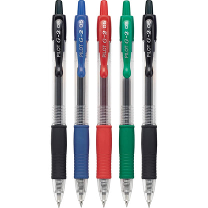Pilot G2 - Bolígrafos Retráctiles de Calidad Superior, Tinta de Gel y Punta Fina