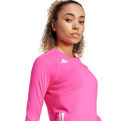 adidas Camiseta de Voleibol de Hilo de Manga Larga para Mujer