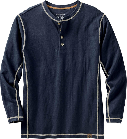 Legendary Whitetails Maverick Slub Henley Camisa De Manga Larga para Hombre