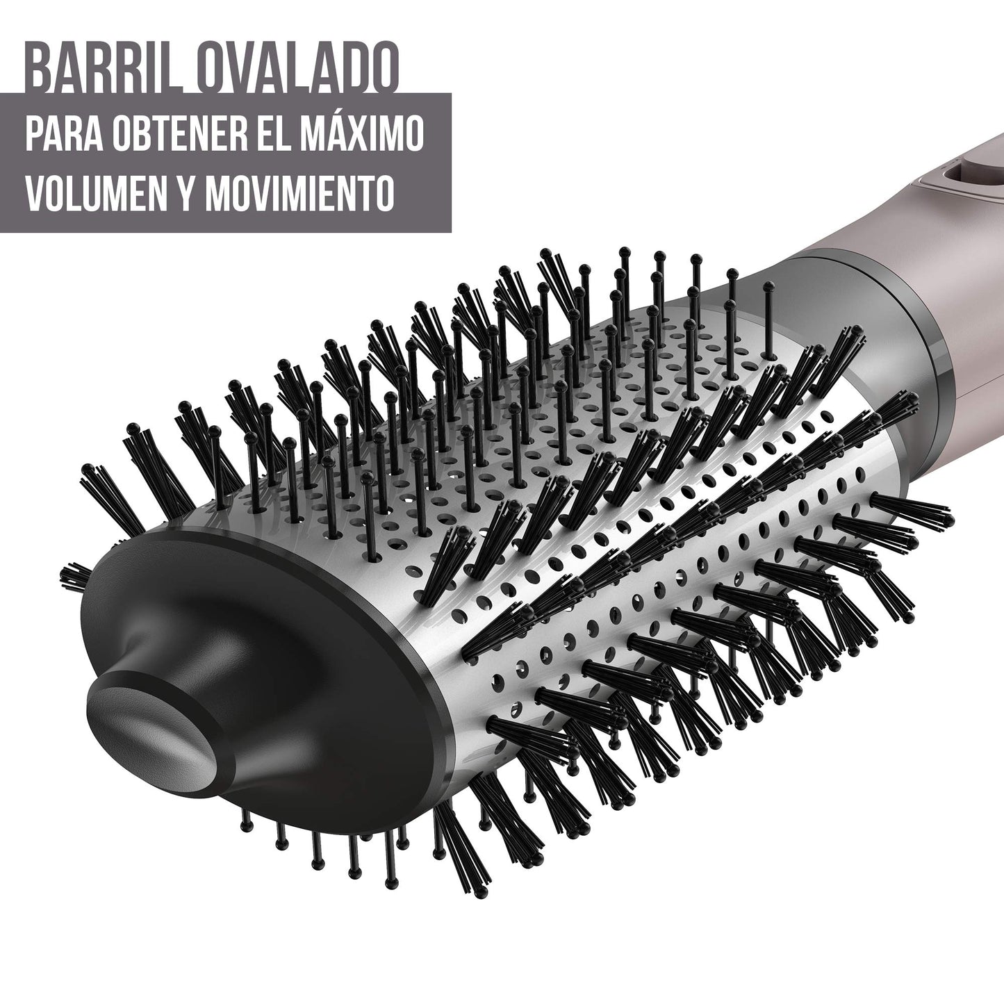 Remington Cepillo de aire wet2style ovalado para cabello humedo y seco as15a Rosado