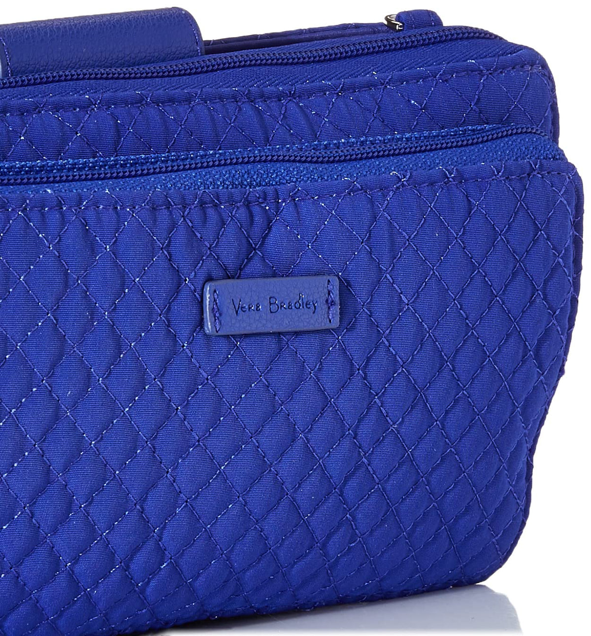 Vera Bradley Bandolera de microfibra Deluxe All Together con protección RFID